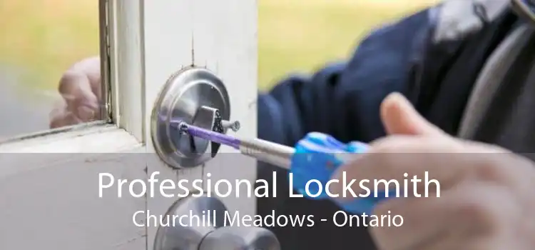 Professional Locksmith Churchill Meadows - Ontario